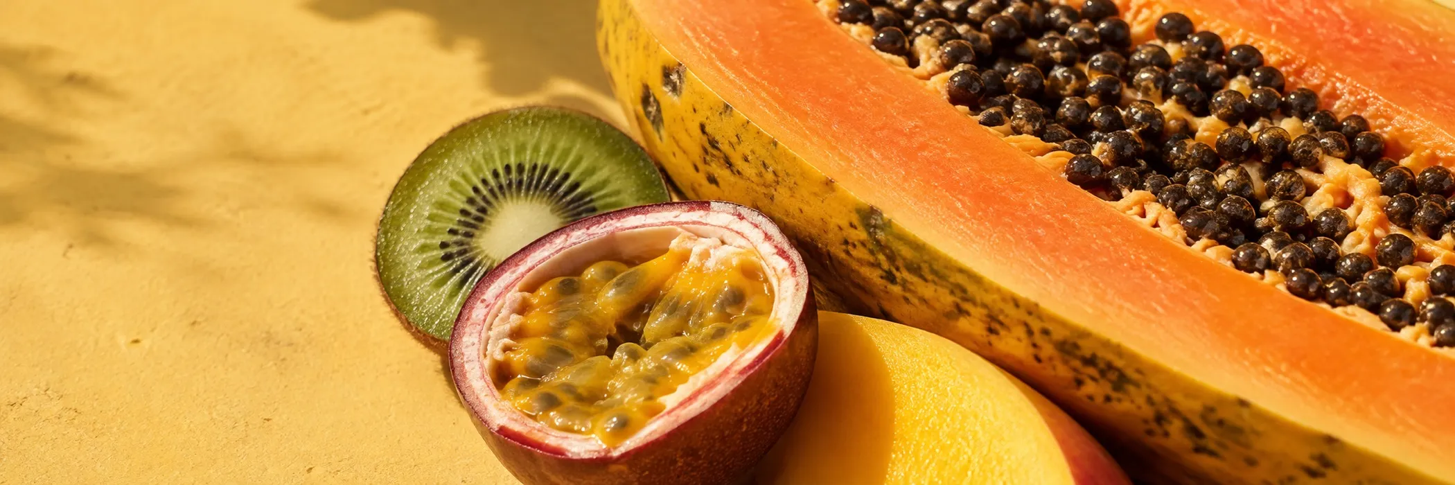 Studio close-up of ripe Alphonso mangoes